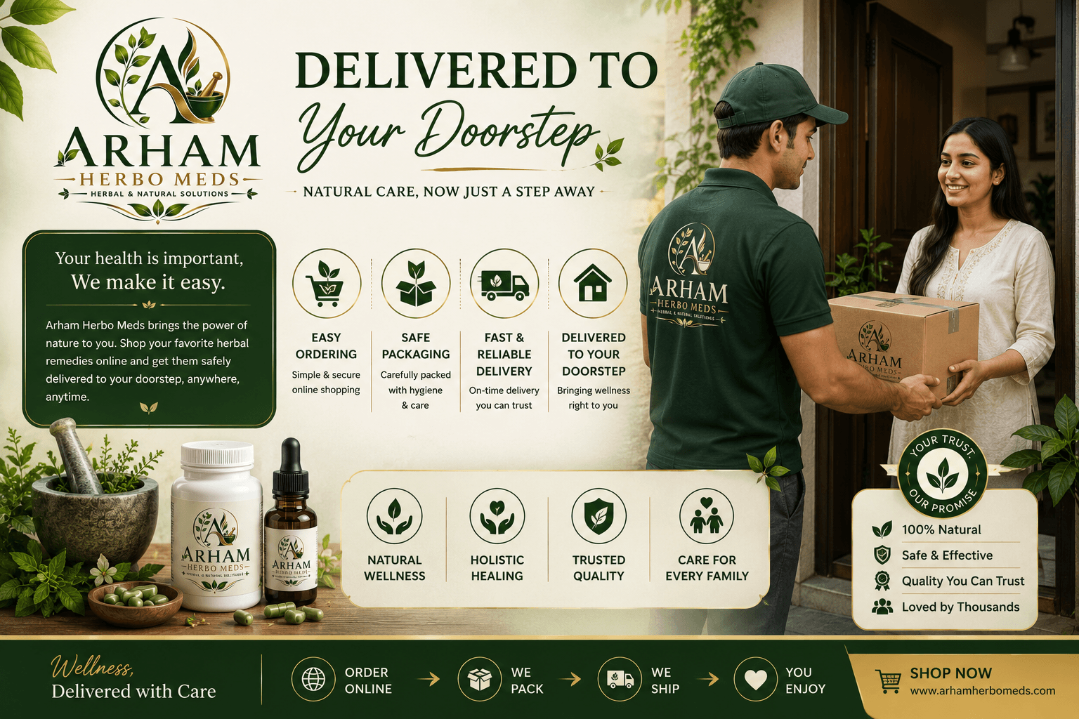 Delivered To Your Doorstep